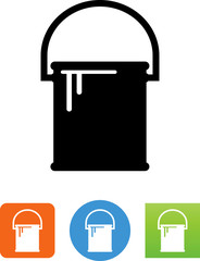 Vector Paint Can Icon - Illustration