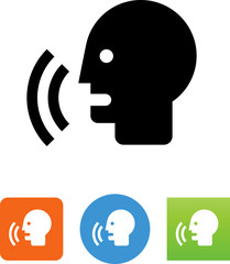 Vector Voice Icon - Illustration