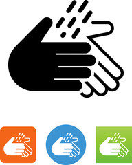 Wash Hands Icon - Illustration