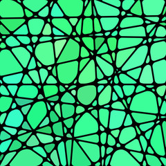 Naklejka premium abstract vector stained-glass mosaic background