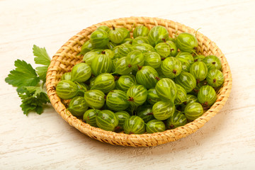 Gooseberries in the bowl