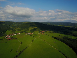 Obraz premium Rhön - Wasserkuppe, Kloster Kreuzberg & Umgebung