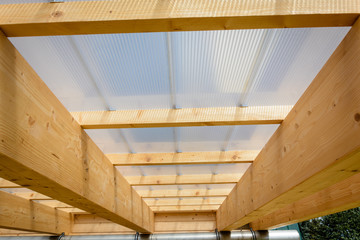 Terrassenüberdachung Holz Ausbau Dach 5