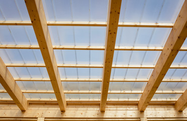 Terrassenüberdachung Holz Ausbau Dach 3