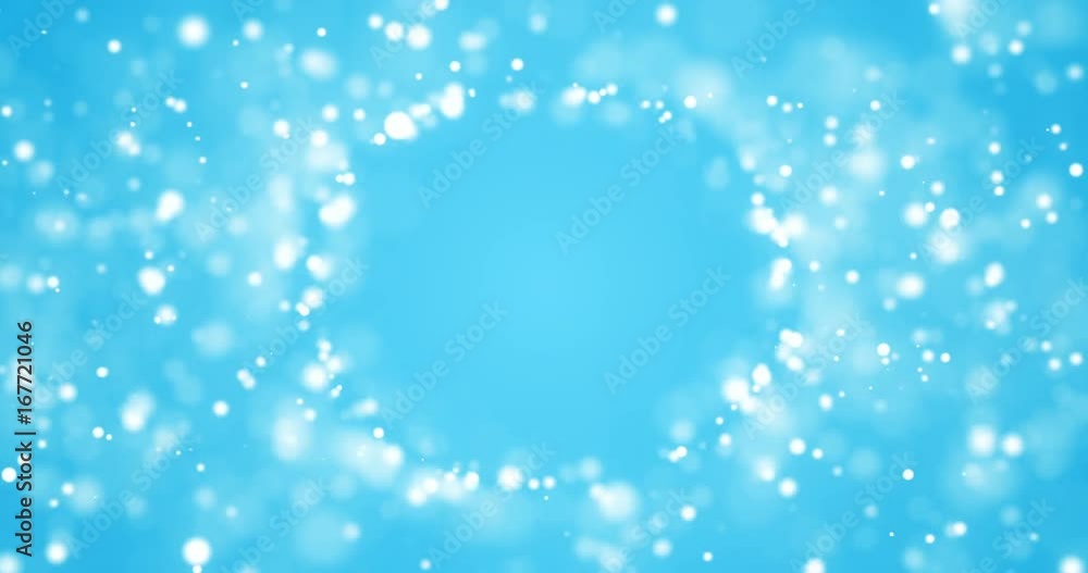 Poster abstract background with shining bokeh sparkles. smooth animation looped. with a central place for y