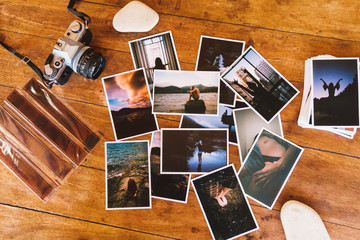 Printed photos and camera