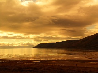 Sunset in the Arctic