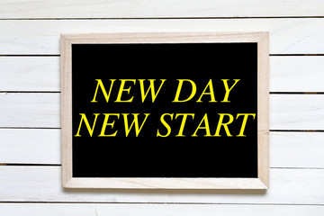 新しい日 新しい出発
