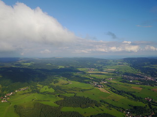 Obraz premium Rhön - Wasserkuppe, Kloster Kreuzberg & Umgebung