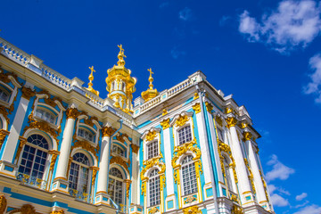 Fototapeta na wymiar St. Petersburg. proud Pushkin. Tsarskoye Selo. Russian museums.