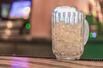 Pitcher of ice water