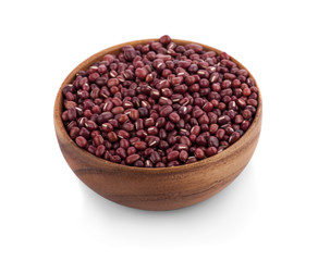 Red bean isolated on white background