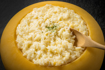 本格的チーズリゾット　Cheese Risotto Italian Cuisine
