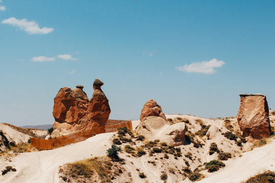 Devrent valley Camel shaped rock formation in Cappadocia, Turkey