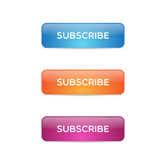 Glossy Subscribe Buttons