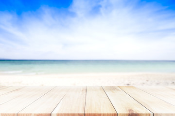 Blue hat over blue tower on the beach , sand , ocean and blue sky background.