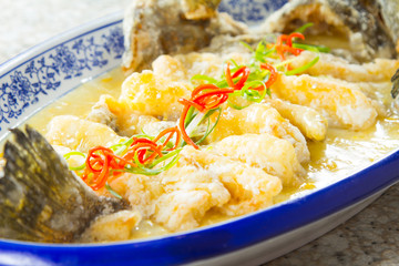 deep fried fish