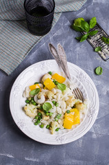 Rice organic pasta