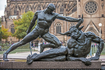 Obraz premium Im Hyde Park in Sydney New South Wales Australien