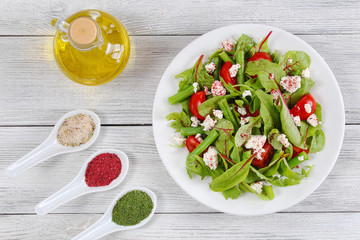delicious healthy low calories vegetarian salad
