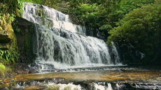 Purakaunui Falls, Catlins, South Island, New Zealand