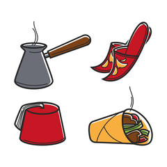 Coffee and traditional clothes