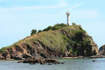 light house in Ko Lanta island of Krabi Province