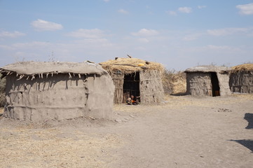 マサイ族の家
