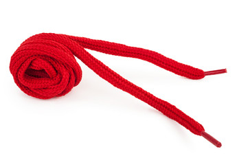 Red shoelace