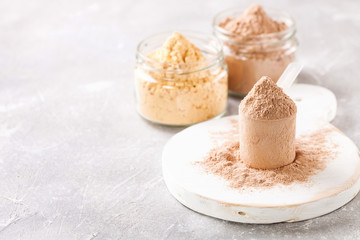 Selective protein in powder