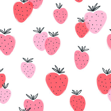 Strawberry Seamless Pattern