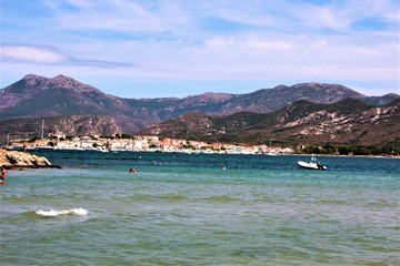 Obraz premium village de saint florent