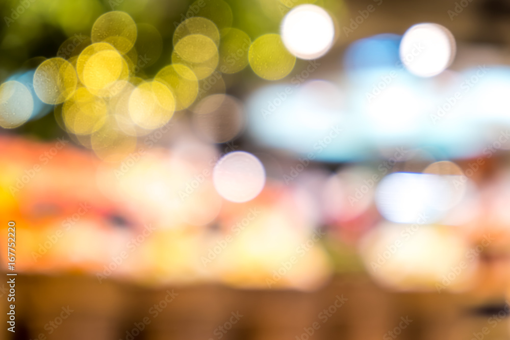Poster Blur soft abstract bokeh blur background light