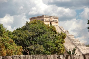 Fototapeta na wymiar temple de Chichén Itzá