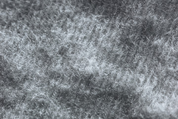 Texture of white cotton pads, macro
