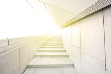 Nobody of the stairs walkway