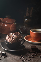 Chocolate coffee ice cream