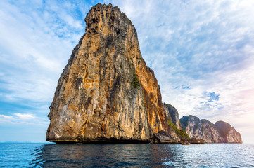 Phi phi island and ocean in thailand