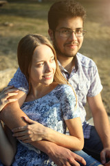 Obraz premium Сouple in love.