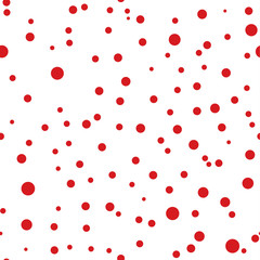 Polka dot seamless pattern. Dotted background with circles for printing on fabric, Wallpaper, textile design covers. 