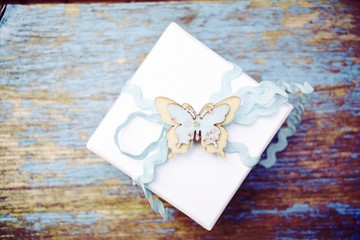Grußkarte - Geschenk mit Schmetterling