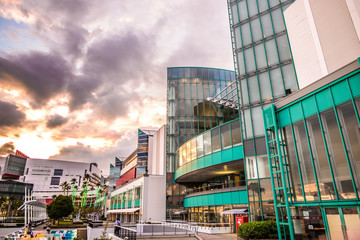 夕暮れと建造物 日本 大阪