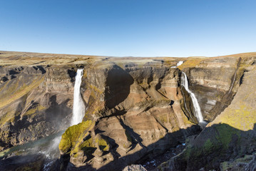 H&aacute;ifoss Wasserfall im Hochland von Island