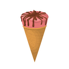 Isolated ice cream