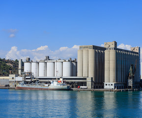 Concrete Shipping Silos