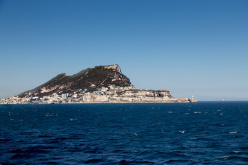 Rock of Gibraltar with Lighthouse