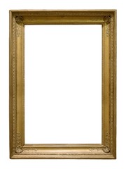 Golden frame for paintings, mirrors or photos