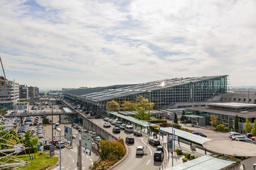 Fototapeta na wymiar Airport Stuttgart, Germany - Terminal