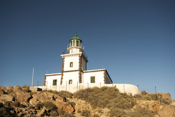 Fototapeta na wymiar Lighthouse on Cliff