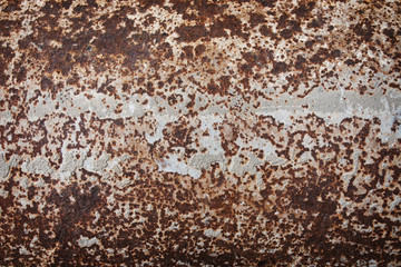 Dark rusty metal sheet for background